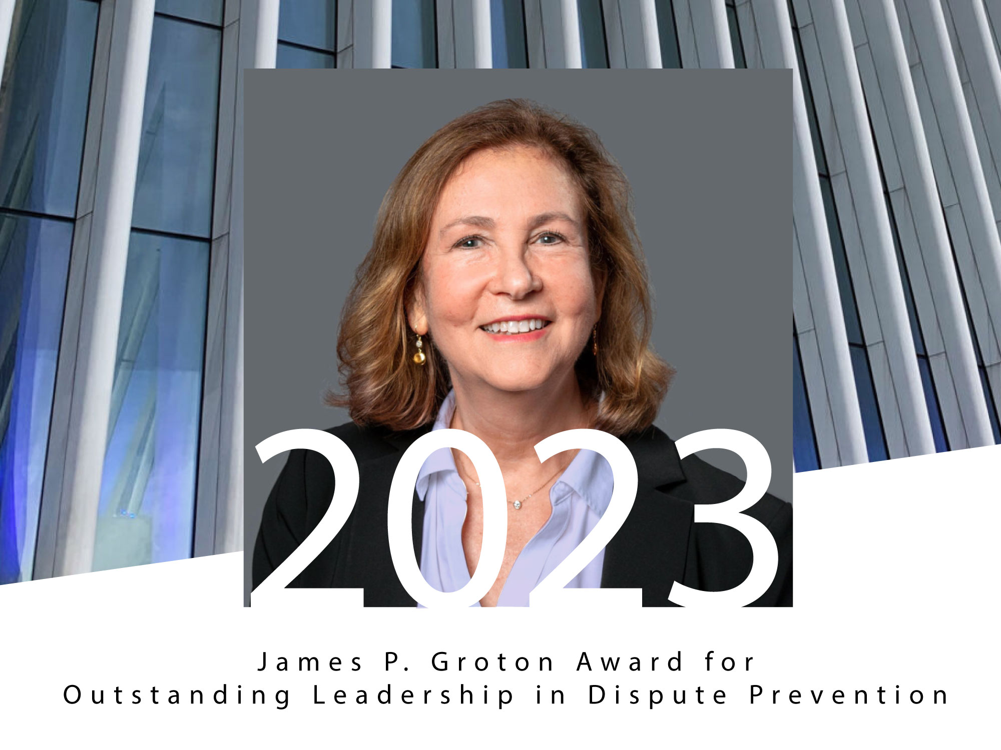 Joan Stearns Johnsen Receives CPR Award for Dispute Prevention Leadership